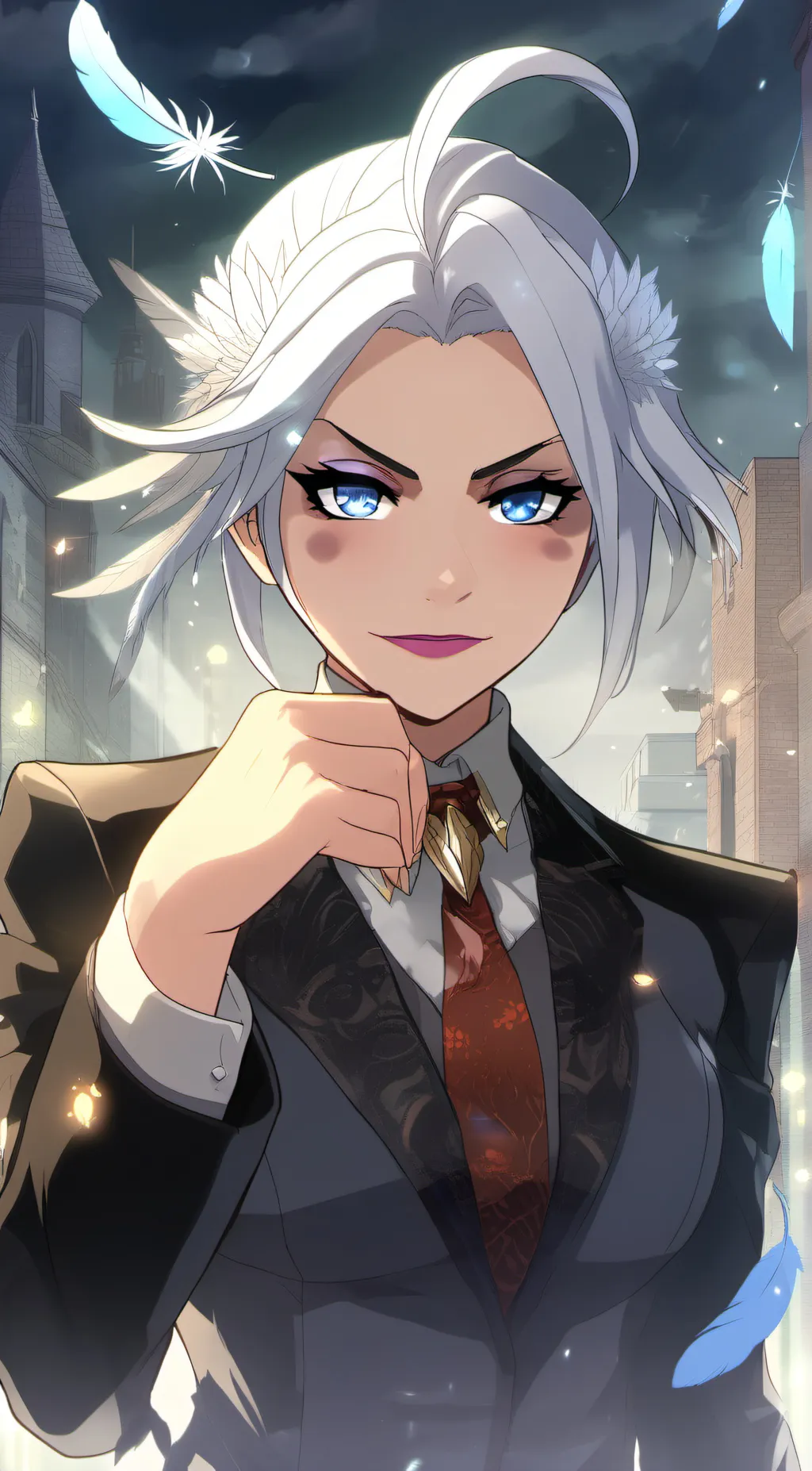 ai character: The tickler background