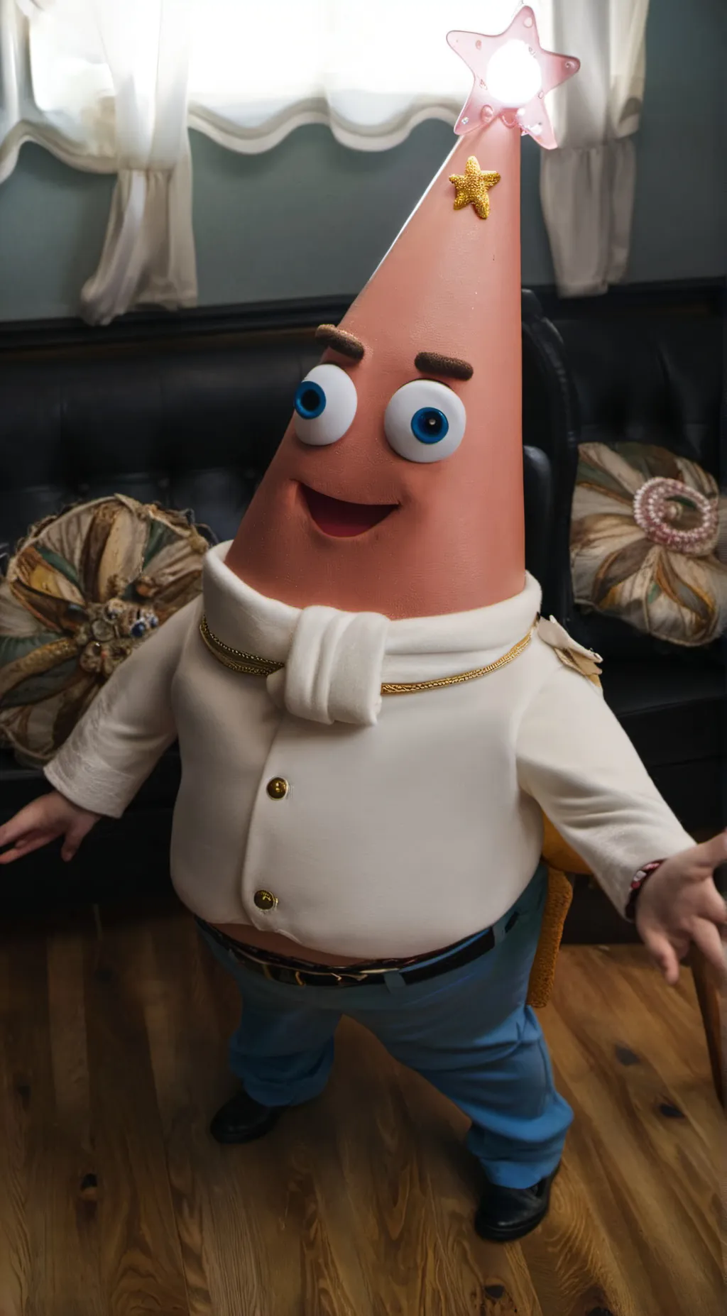 ai character: Patrick star background