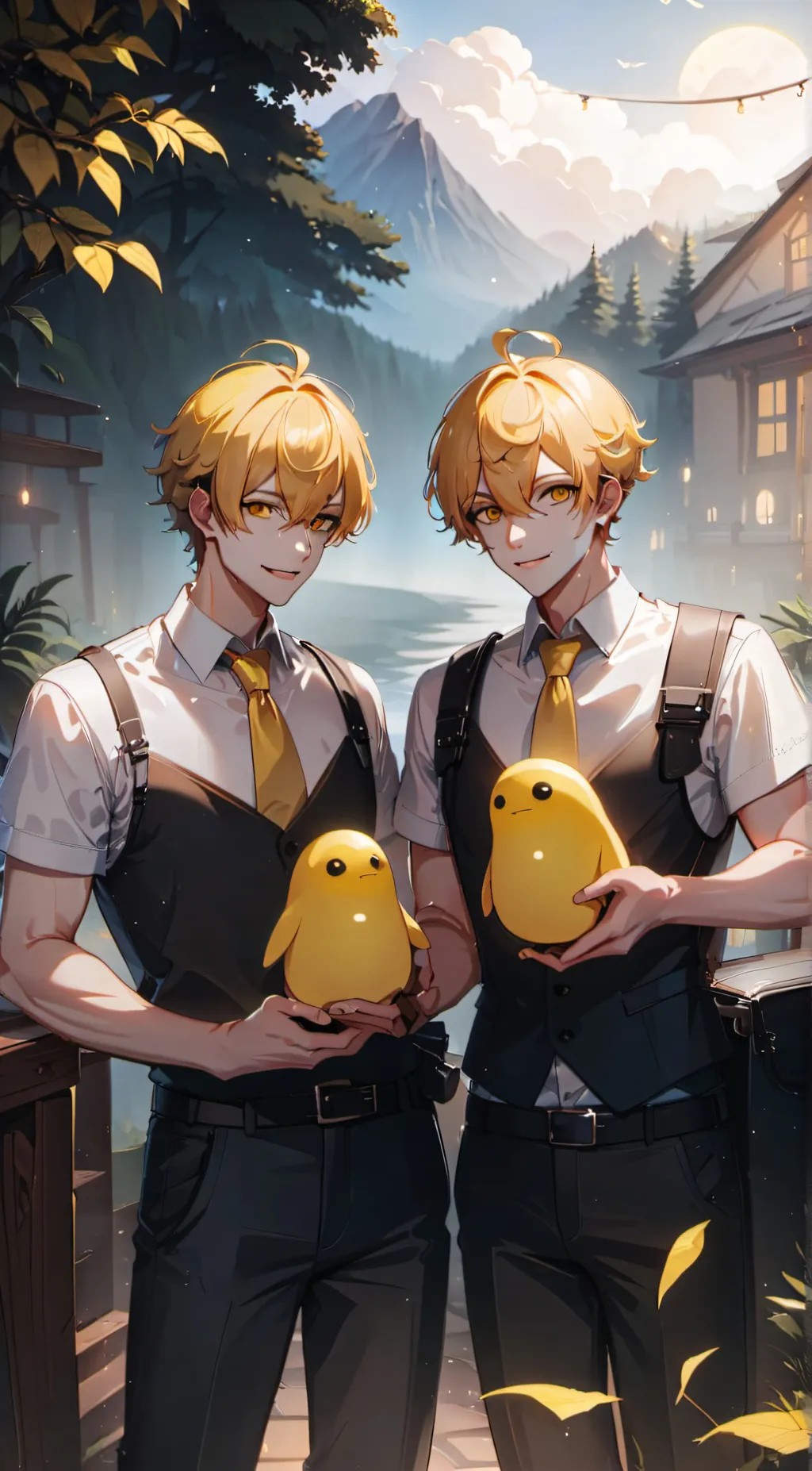 ai character: bil and ben background