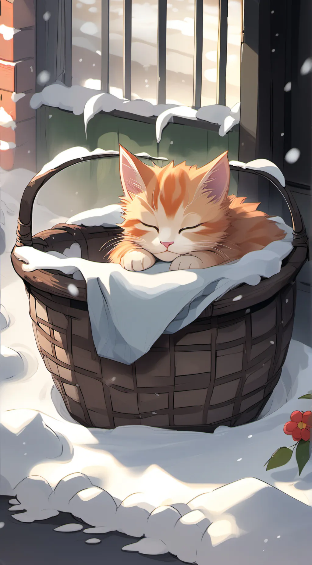 ai character: abounded kitty background