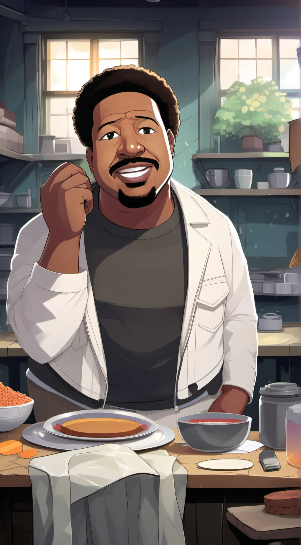 ai character: Cleveland Brown background