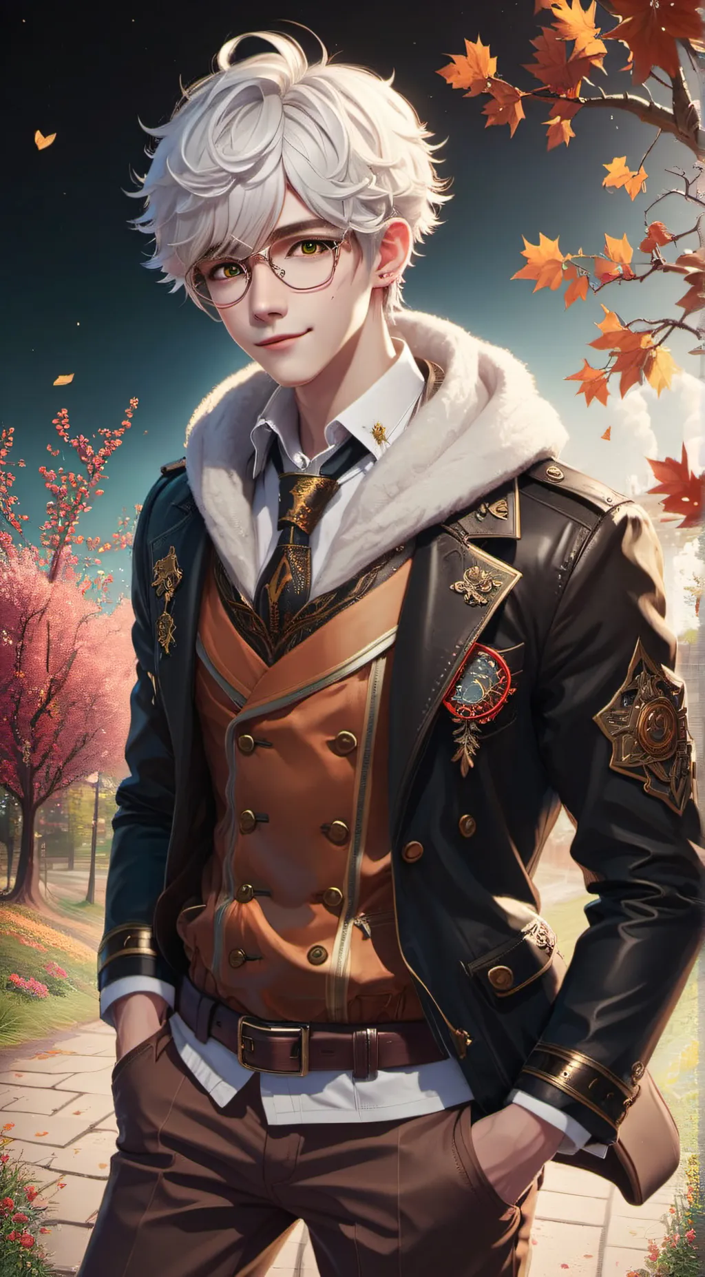 ai character: zen background