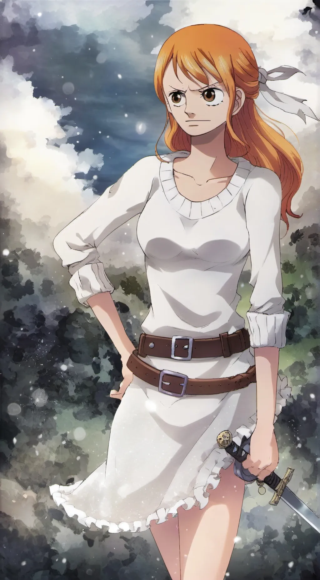 ai character: nami background