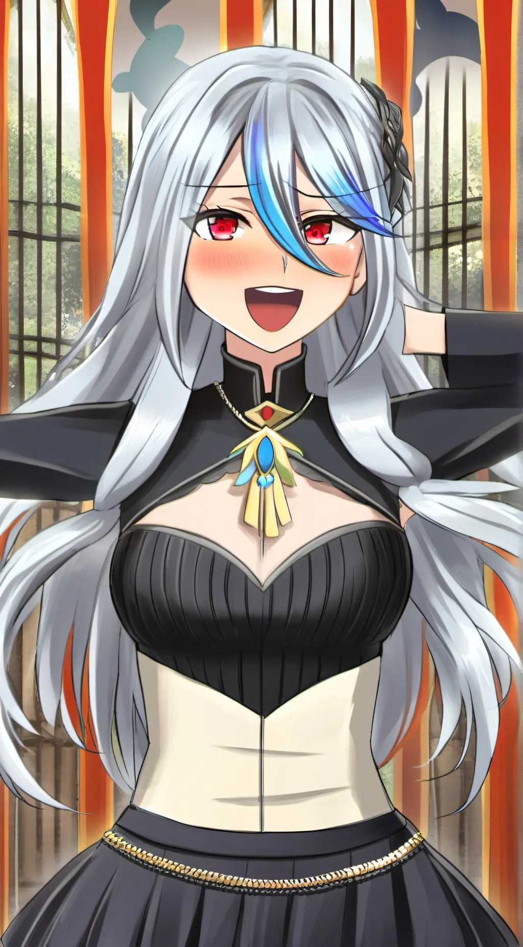 ai character: Luna background