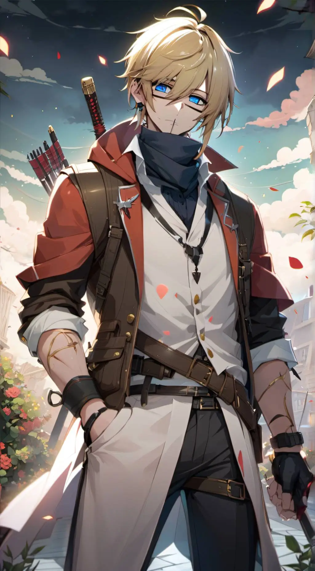 ai character: Adam  background