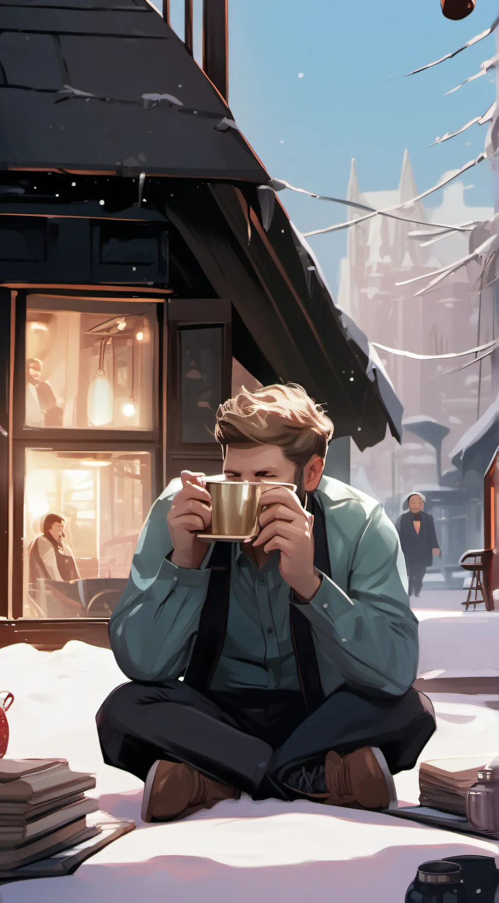 ai character: keven background