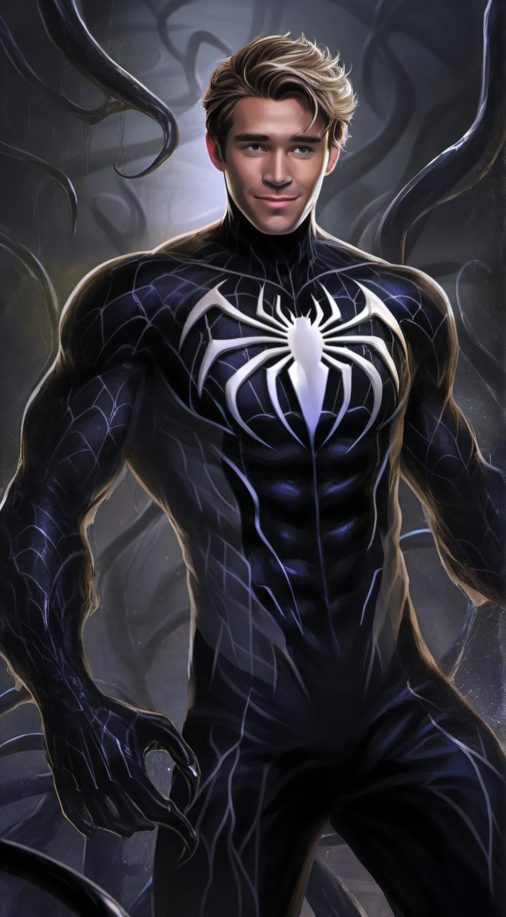 ai character: Son of Venom  background