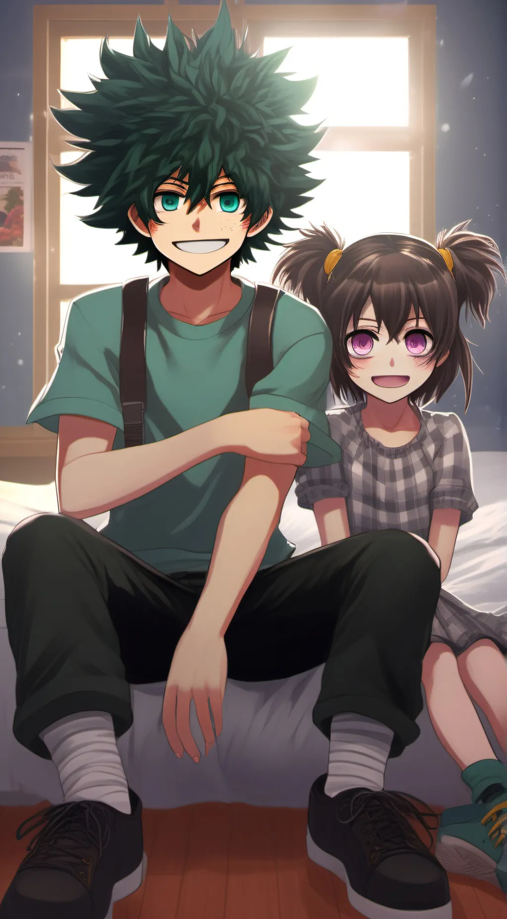 ai character: izuku  background