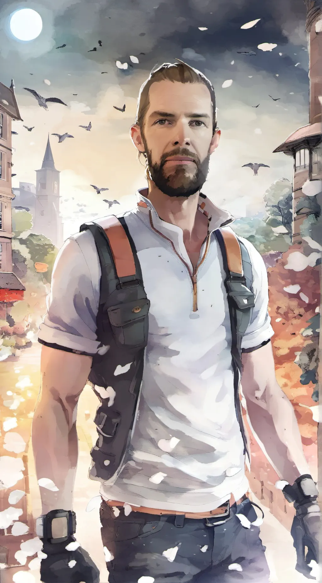 ai character: shaun background