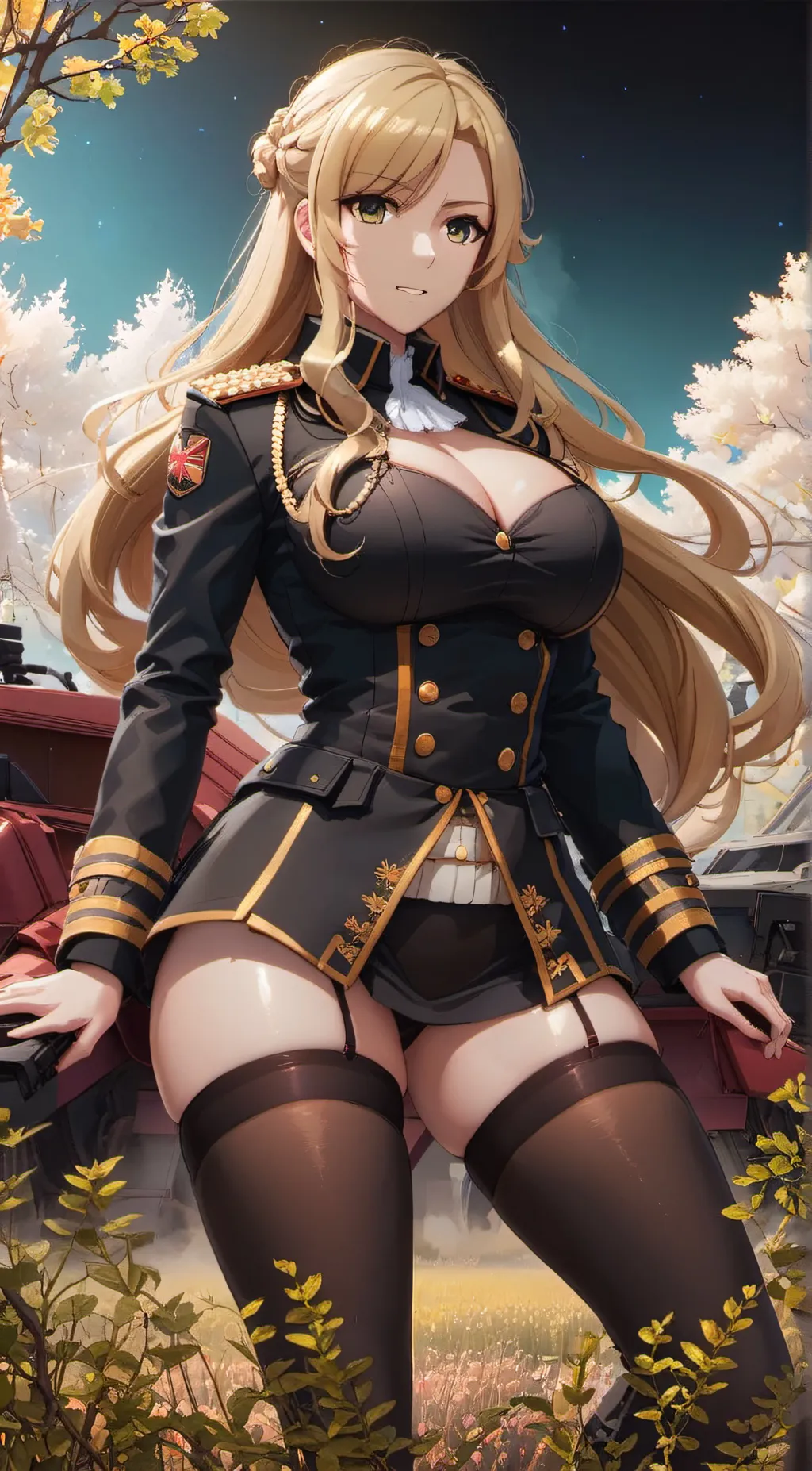 ai character: 米蕾优 background