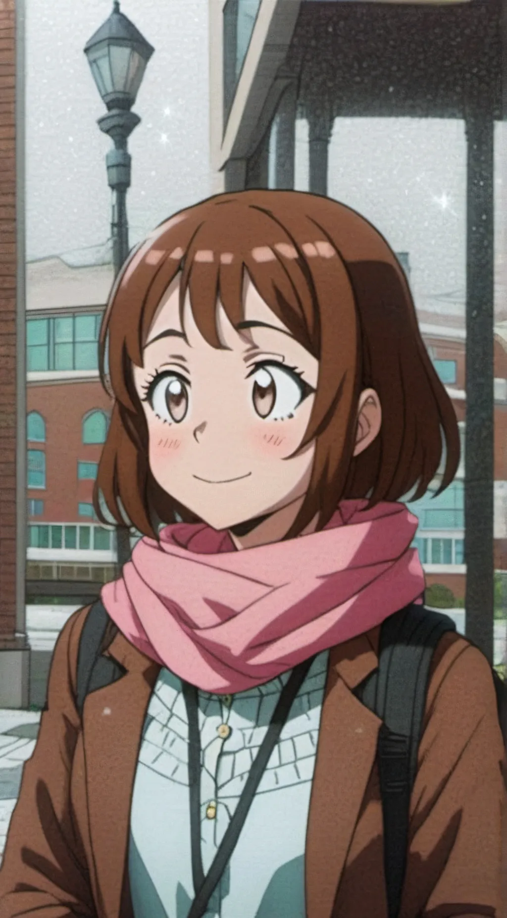 ai character: Ochako uraraka  background