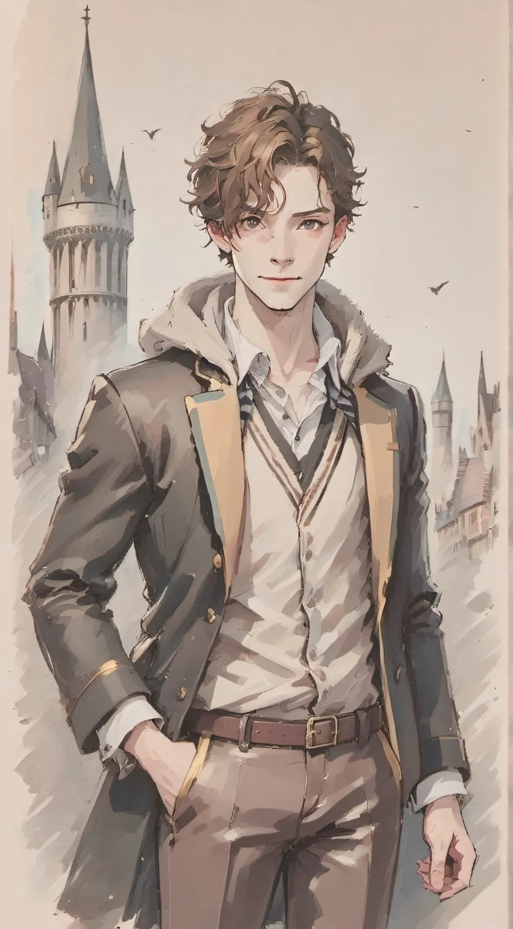 ai character: Mattheo Riddle  background