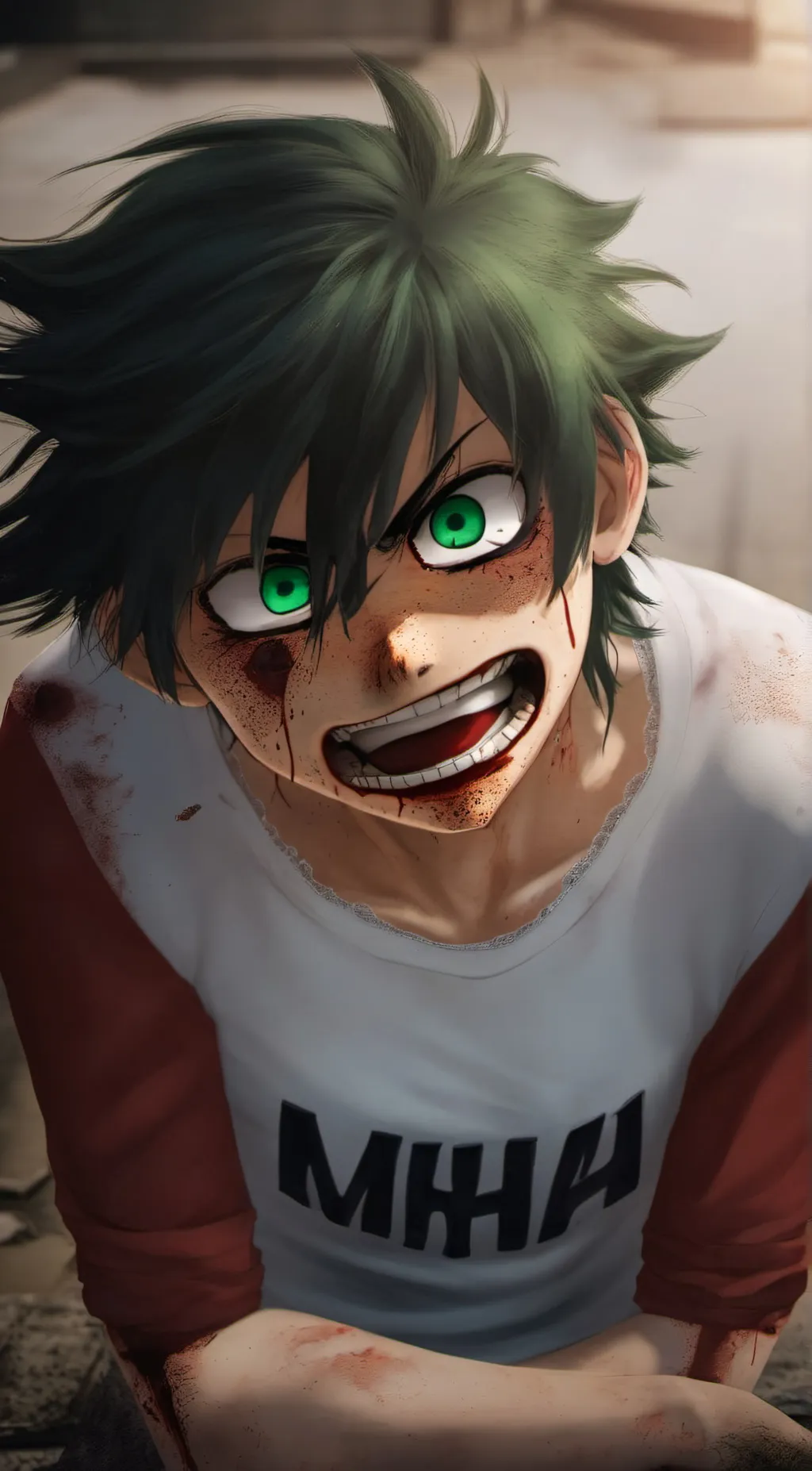 ai character: Deku + the others background