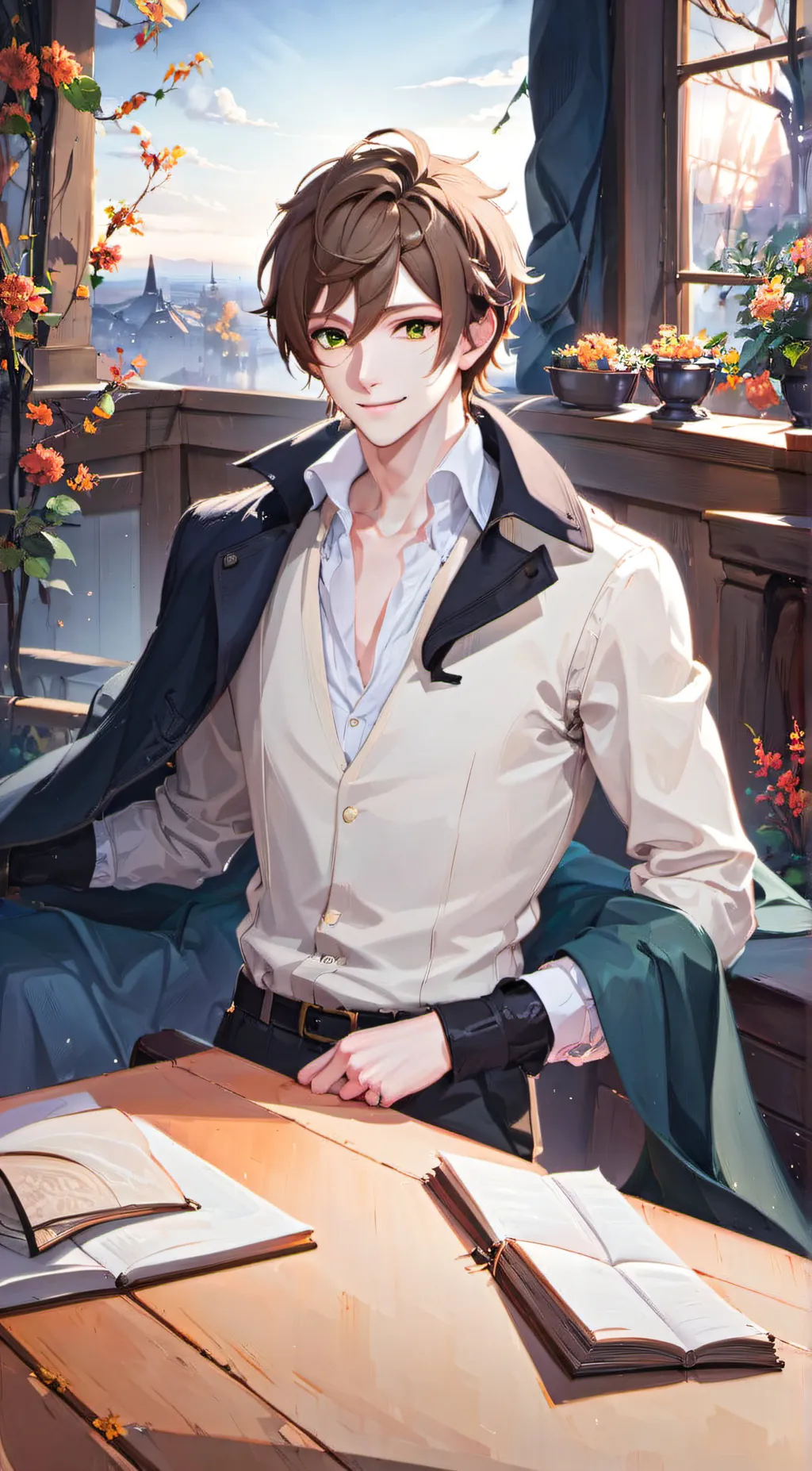 ai character: Oscar background