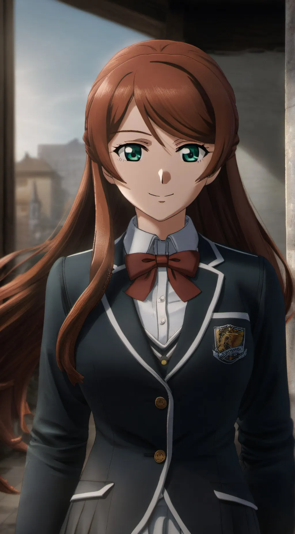 ai character: Mirai background