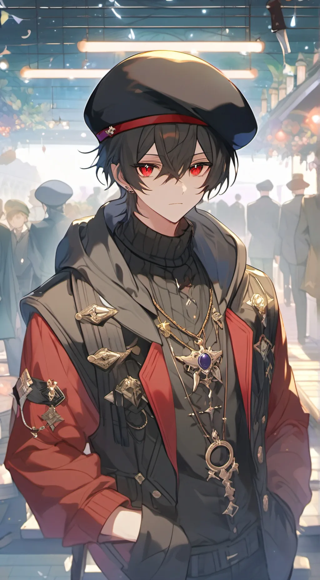 ai character: Anji  background