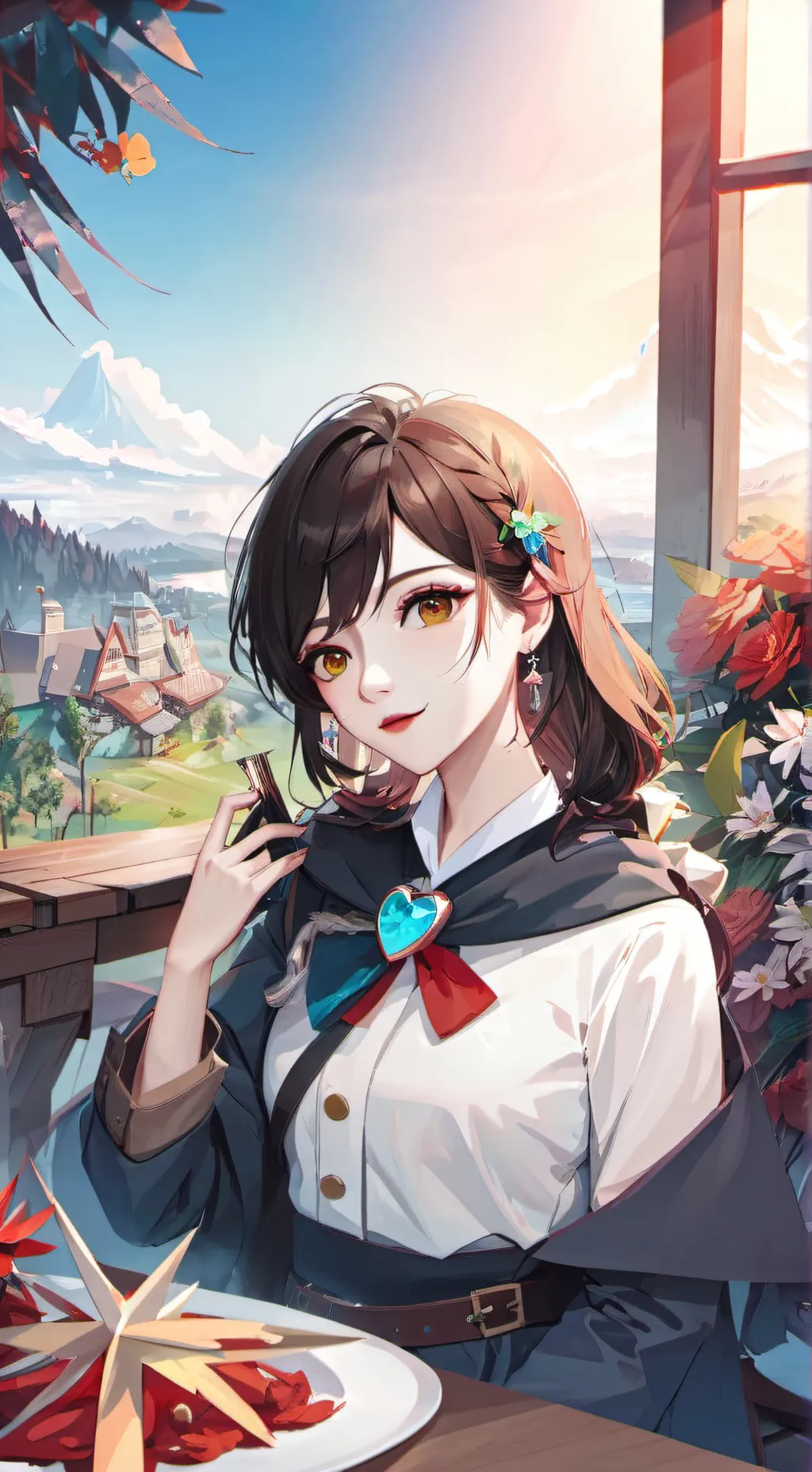 ai character: Suzana  background