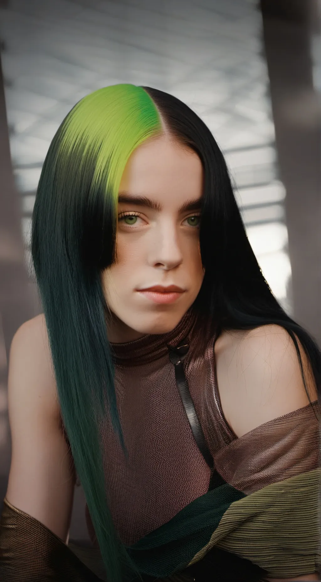 ai character: Billie elish background