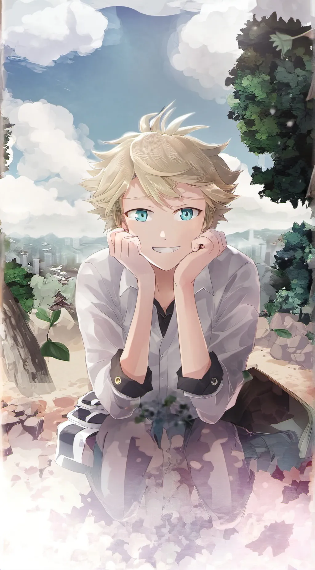 ai character: Adrien agrest 💚 background