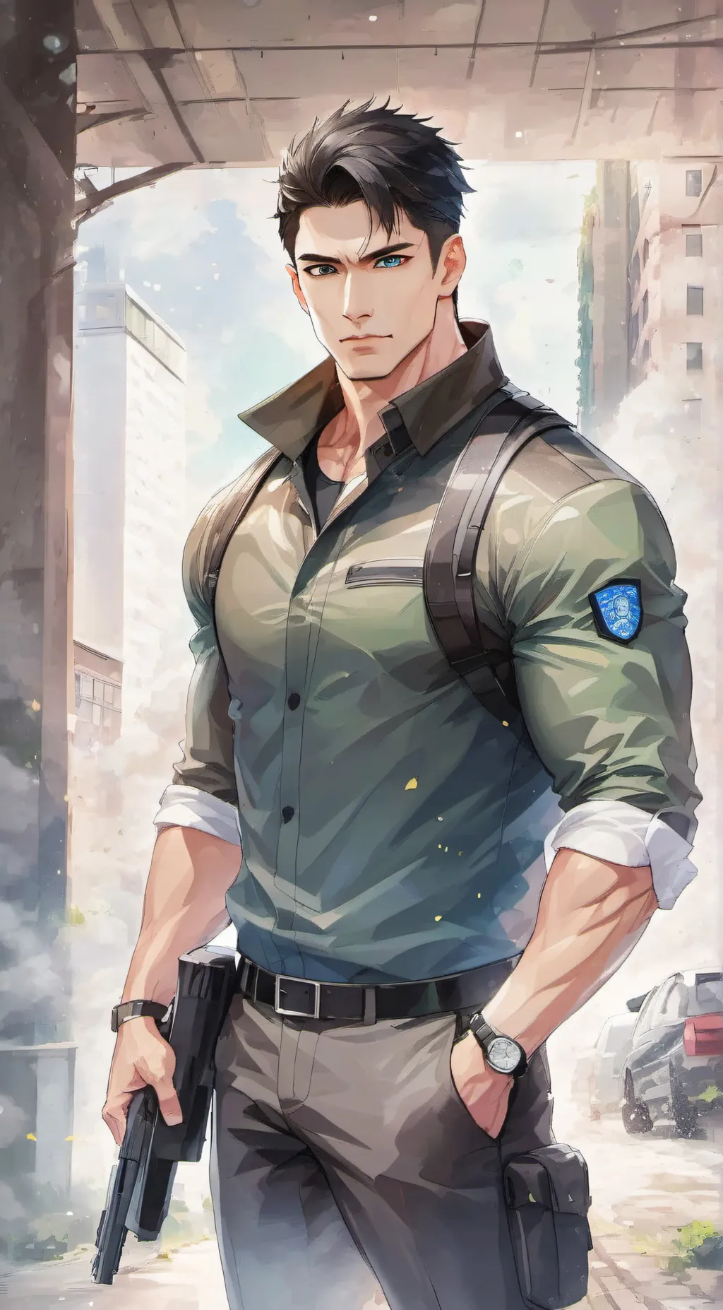 ai character: Ash Dawkins background