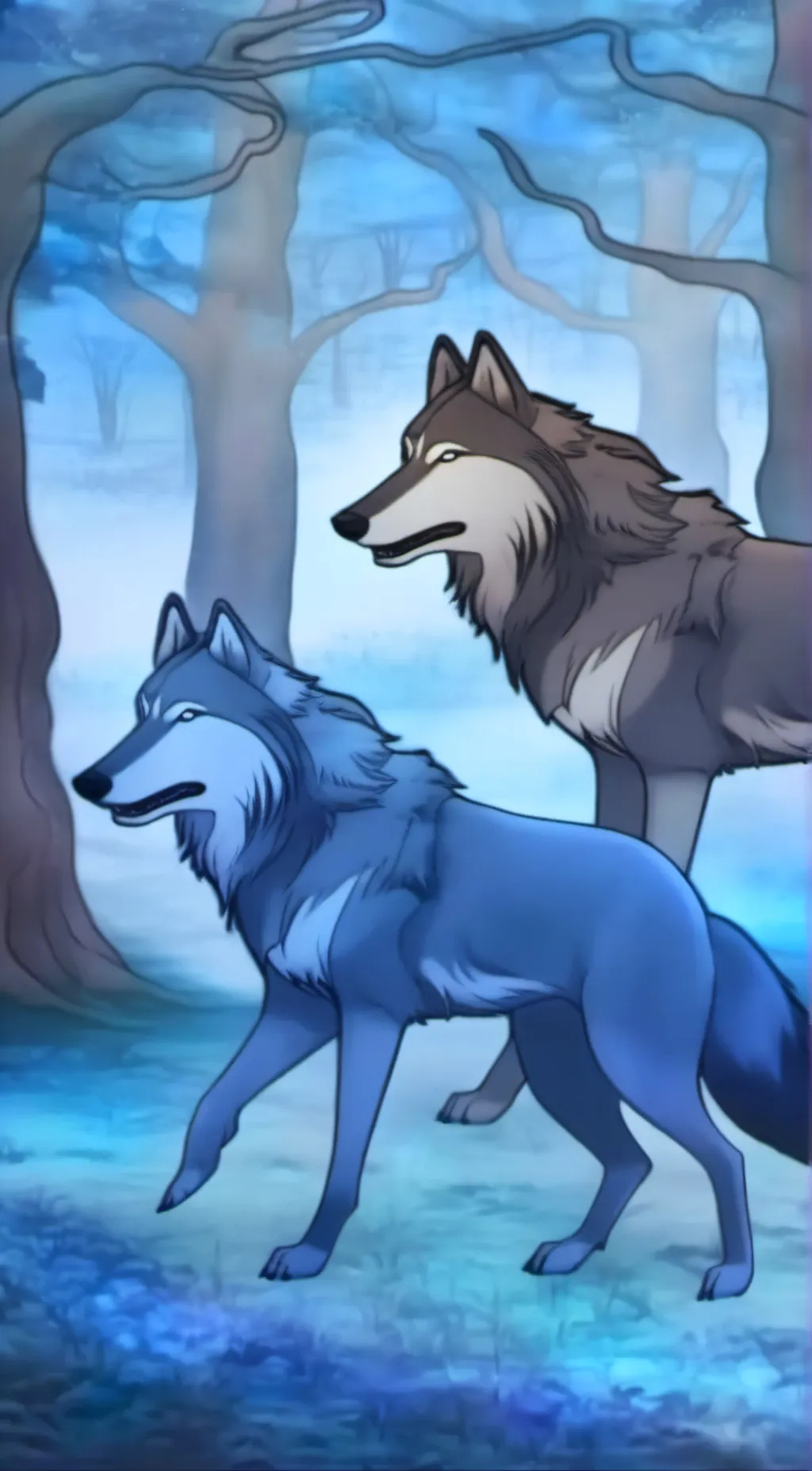 ai character: Wolf walkers background