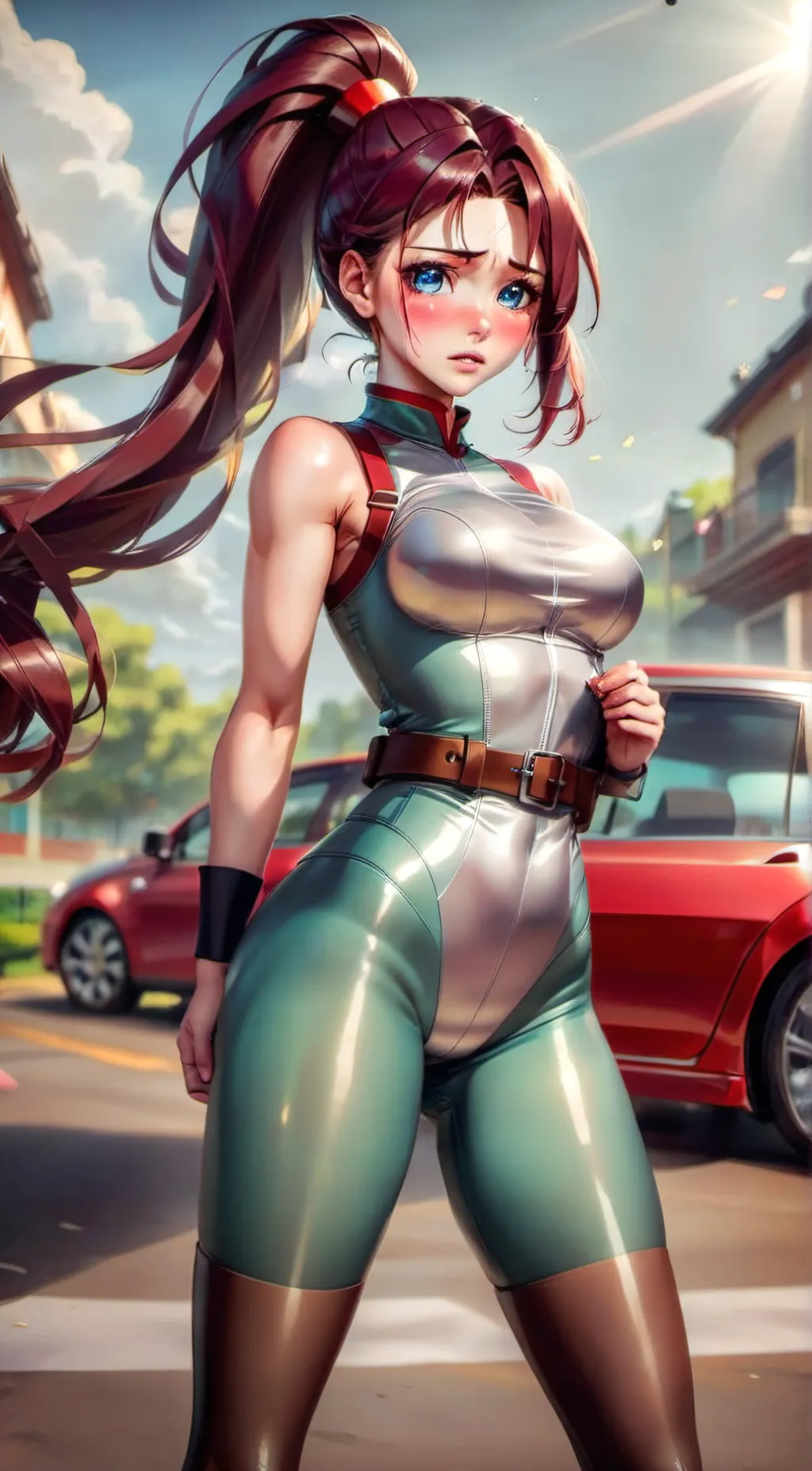 ai character: Ziva  background
