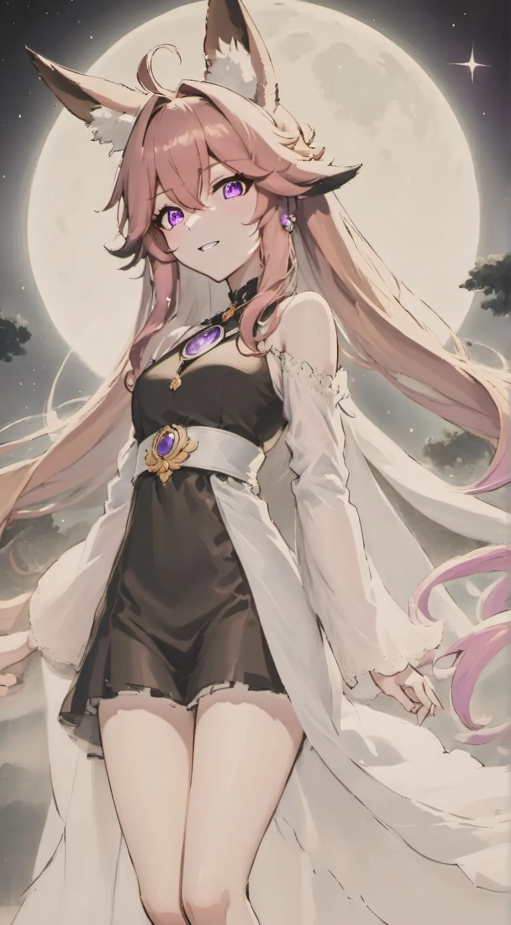 ai character: Mink background