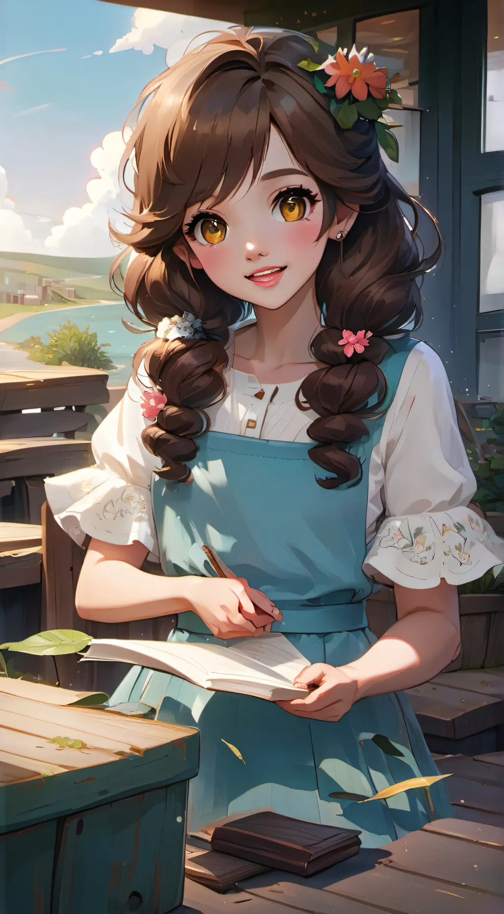 ai character: mia background