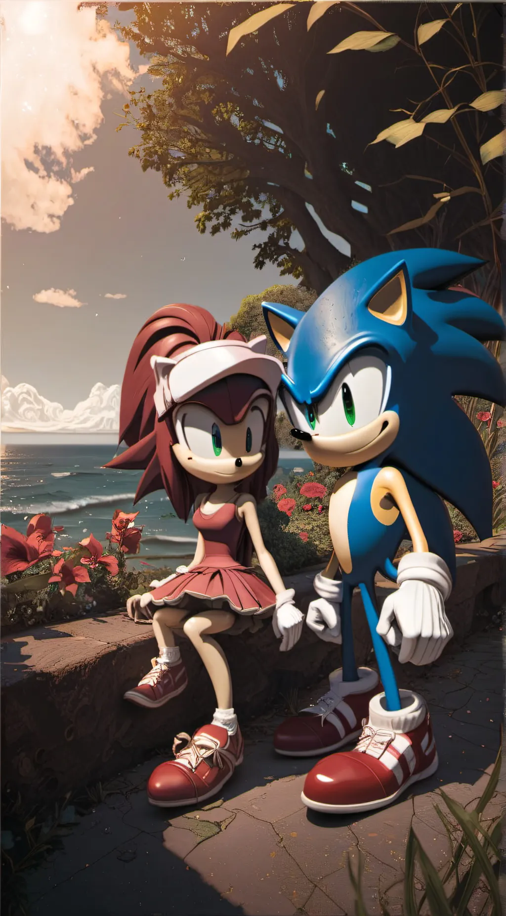 ai character: sonamy background