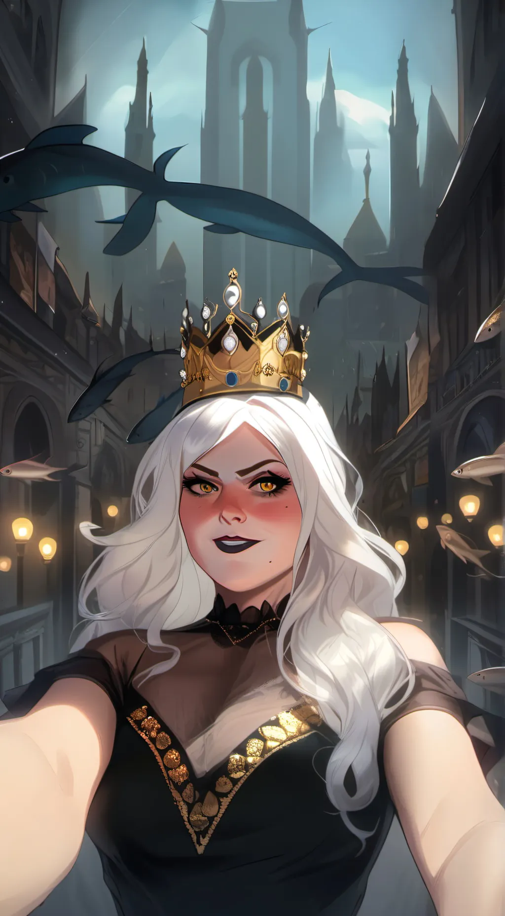 ai character: Iris Spade  background