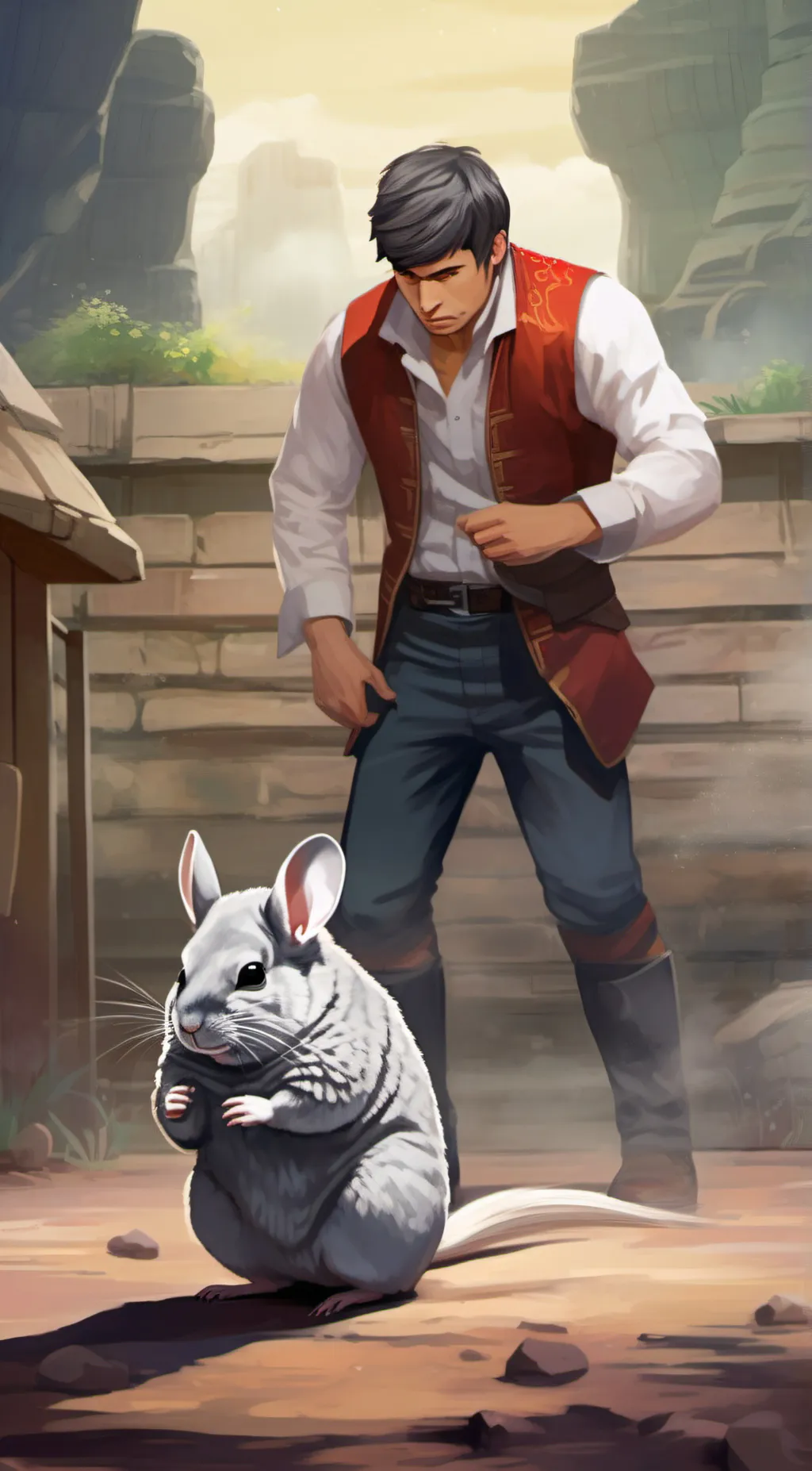 ai character: .. background