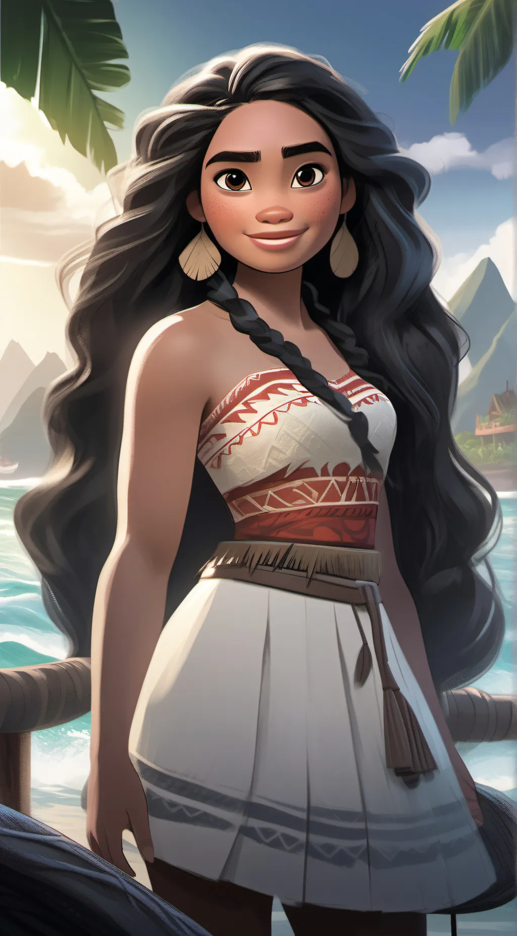 ai character: Moana background