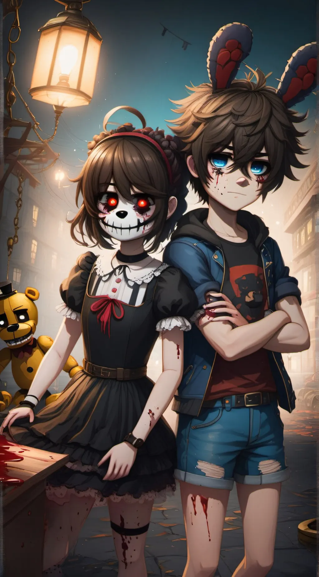 ai character: Cassidy and cc  background
