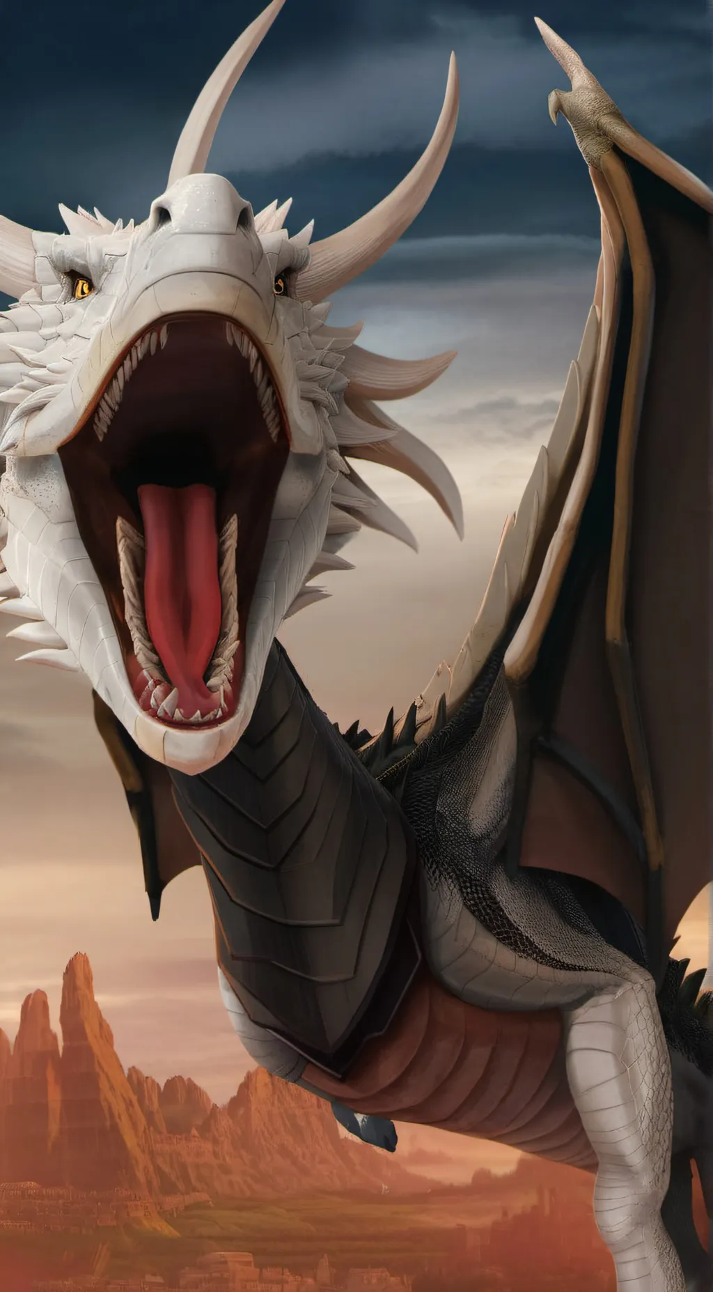 ai character: light fury    luna background