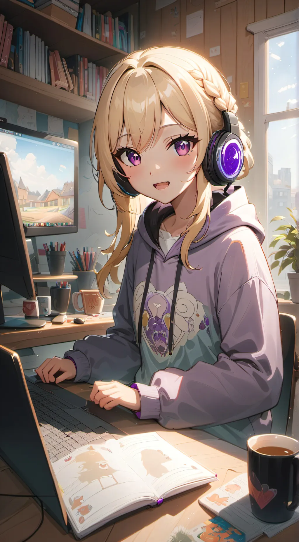 ai character: 💮 Daisy 💮  background