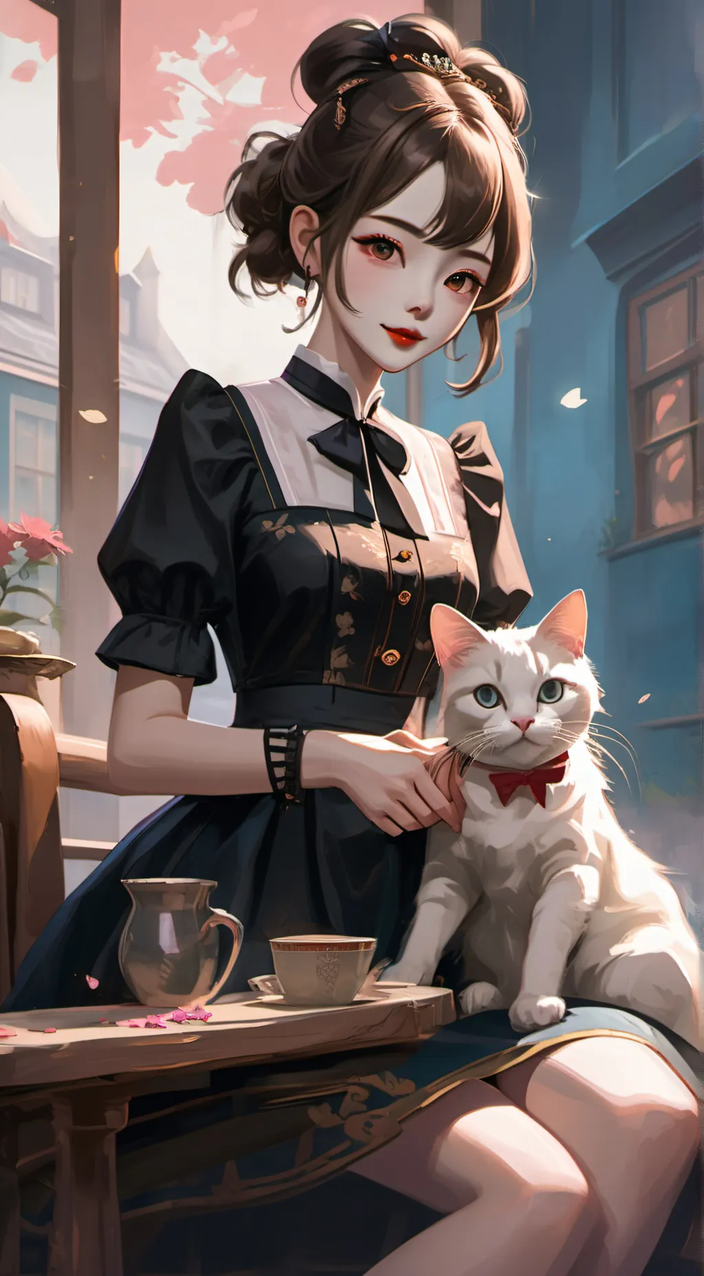ai character: Sophia background