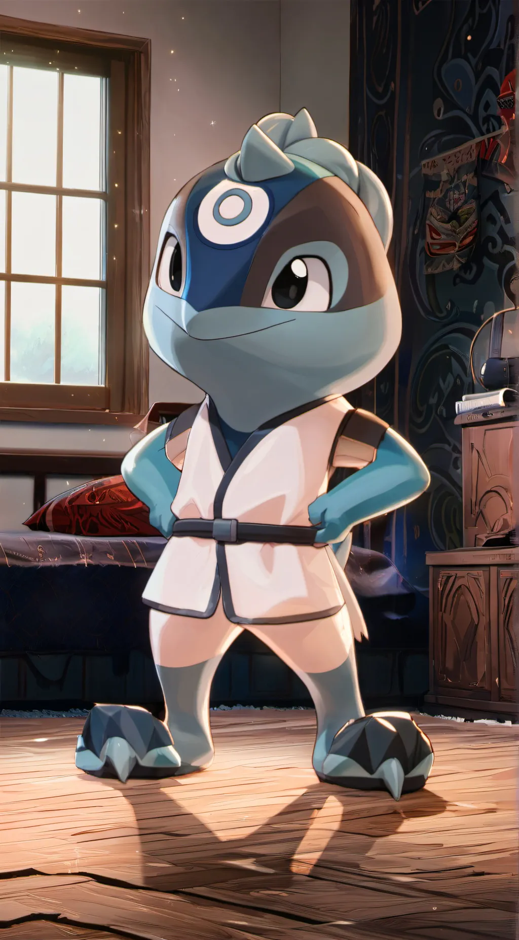 ai character: sawk  background