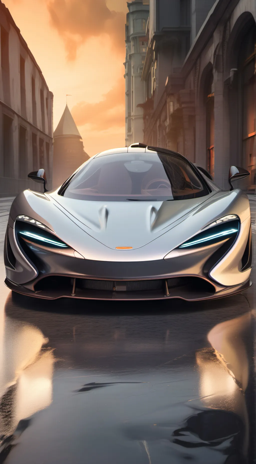 ai character: Mclaren Speedtail background