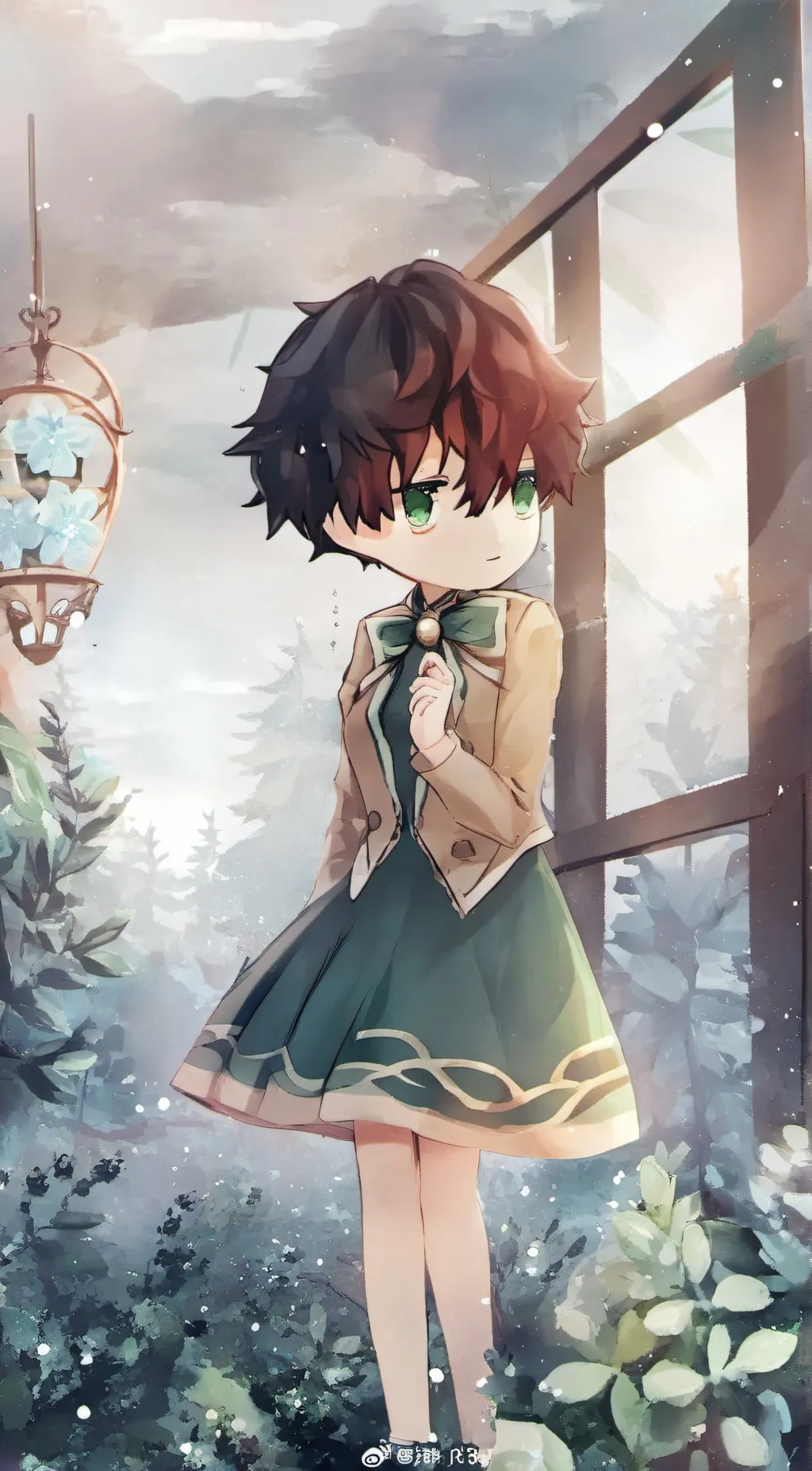 ai character: ash:afk on background
