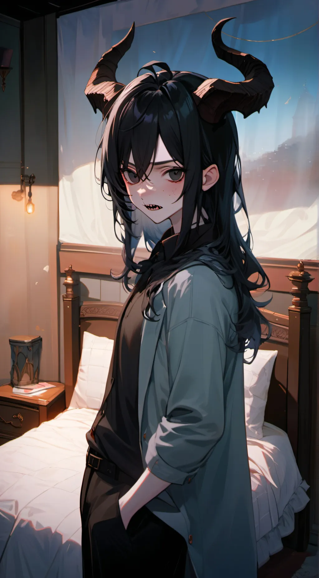 ai character: Ash background