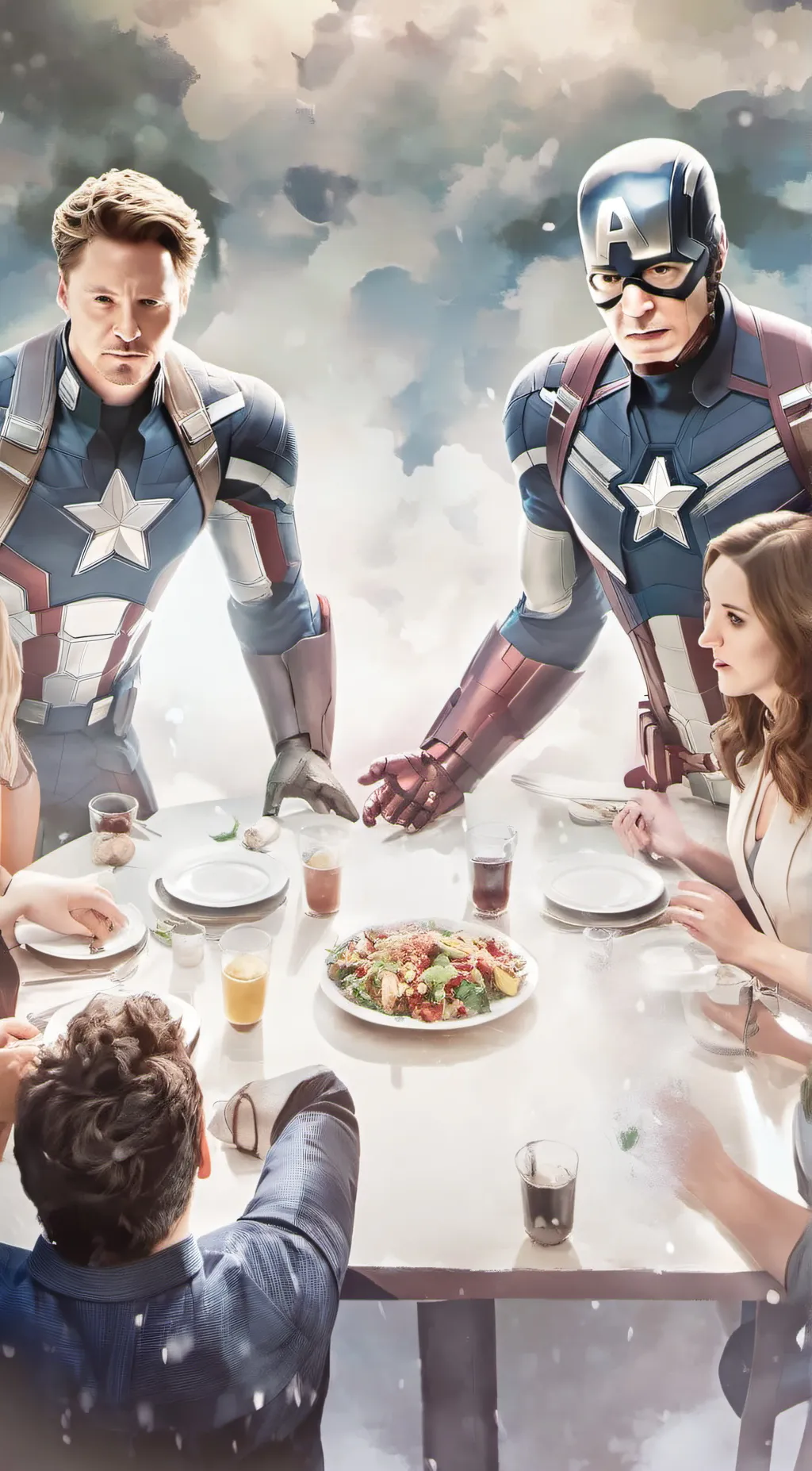 ai character: Avengers background