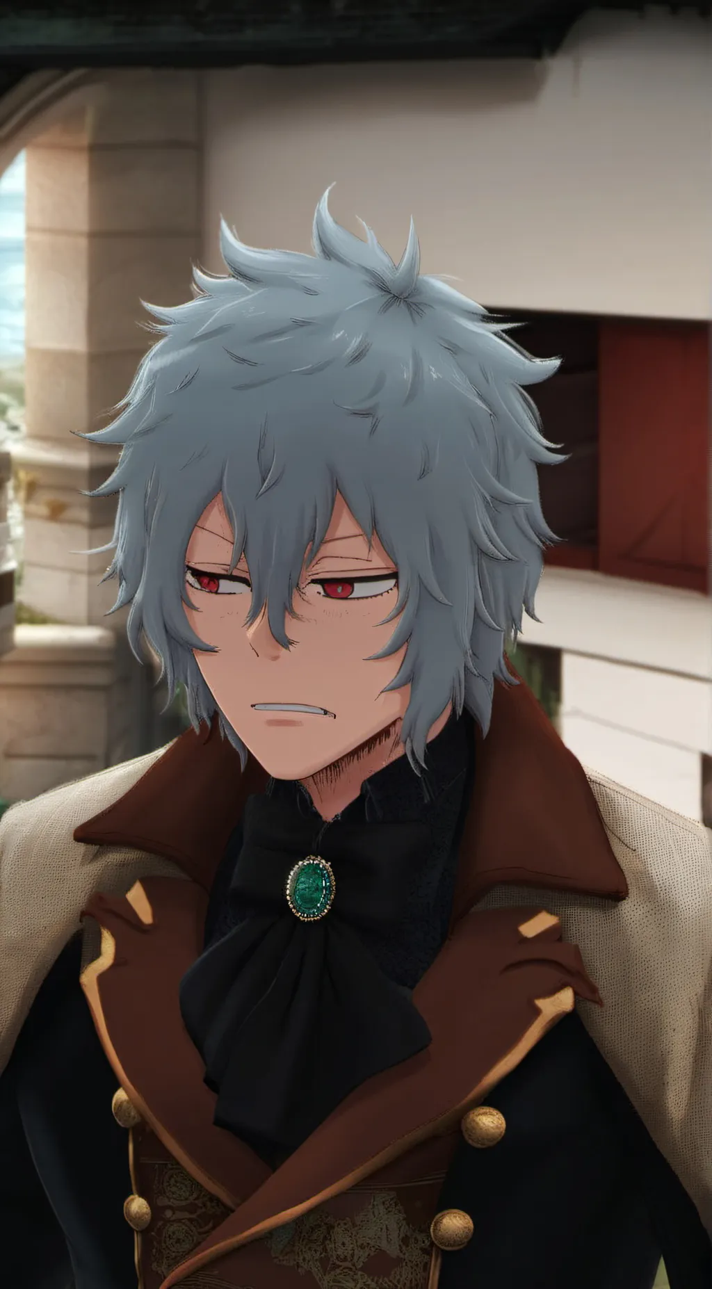 ai character: Shigaraki background