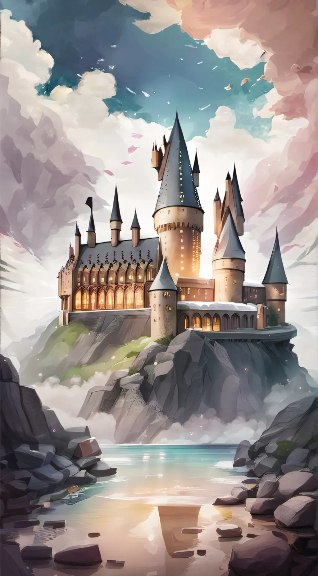 ai character: Hogwarts background