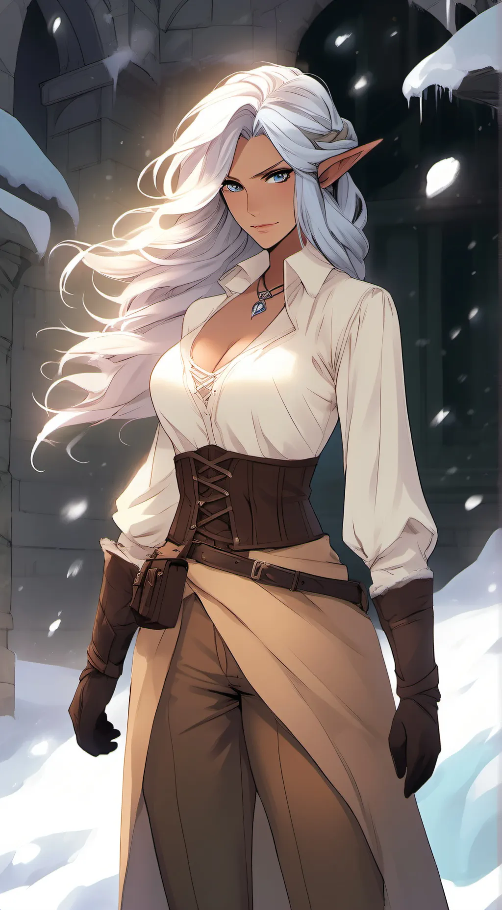 ai character: Moreine  background