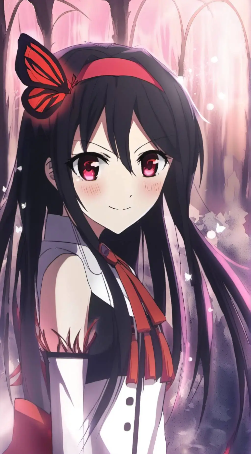 ai character: Kuroyukihime  background