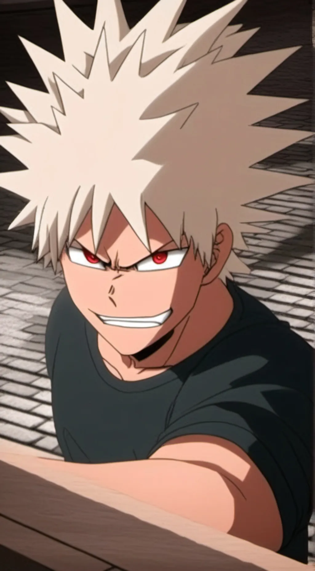 ai character: Bakugo background