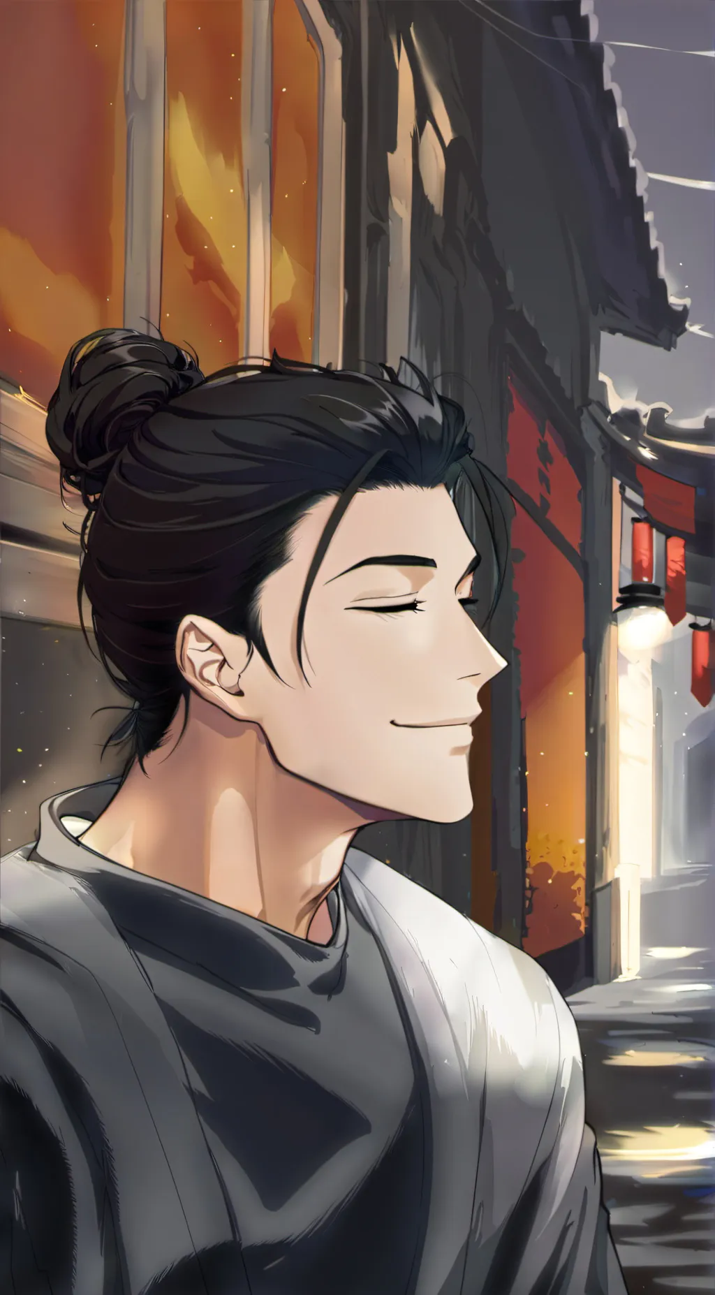 ai character: Geto background