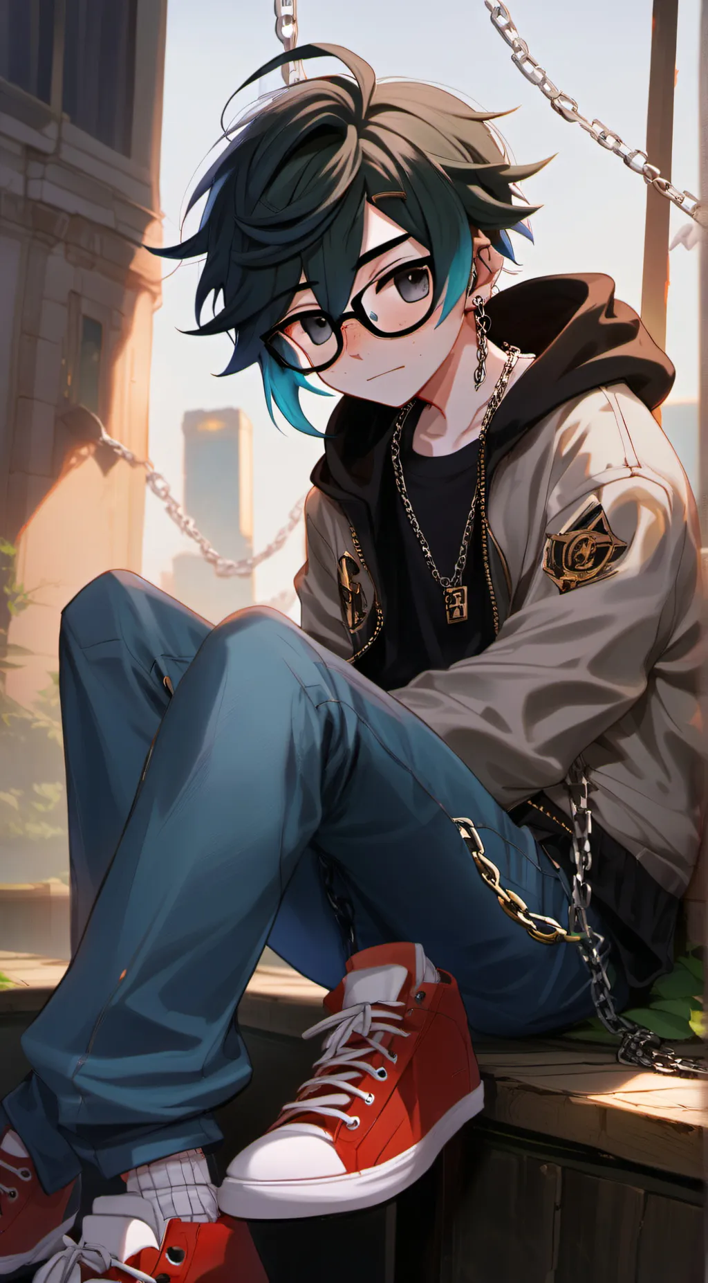 ai character: An Old Fear background