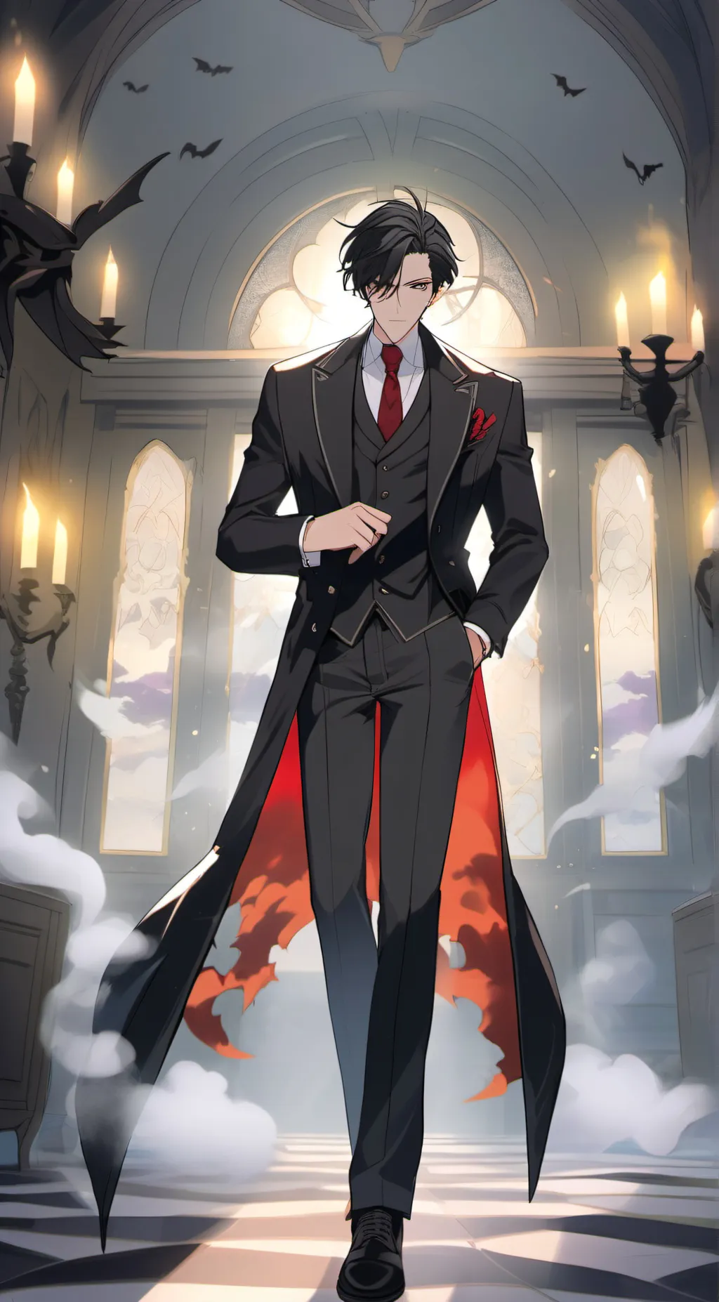 ai character: demon background