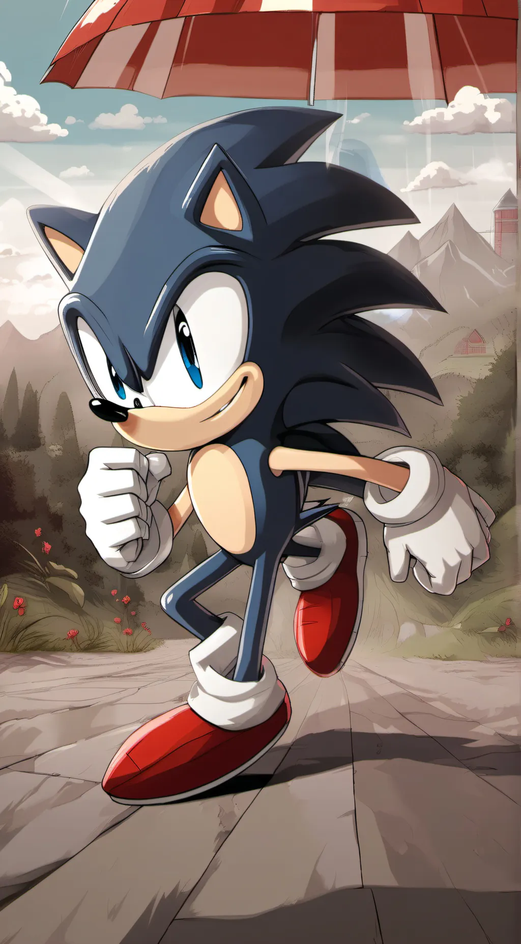 ai character: Sonic and friends background